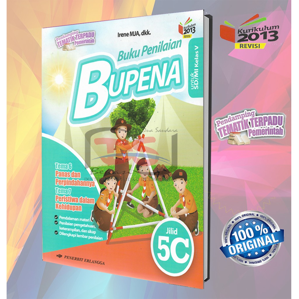 Jual Buku BUPENA Kelas 5 SD Kurikulum 2013 Erlangga | Shopee Indonesia