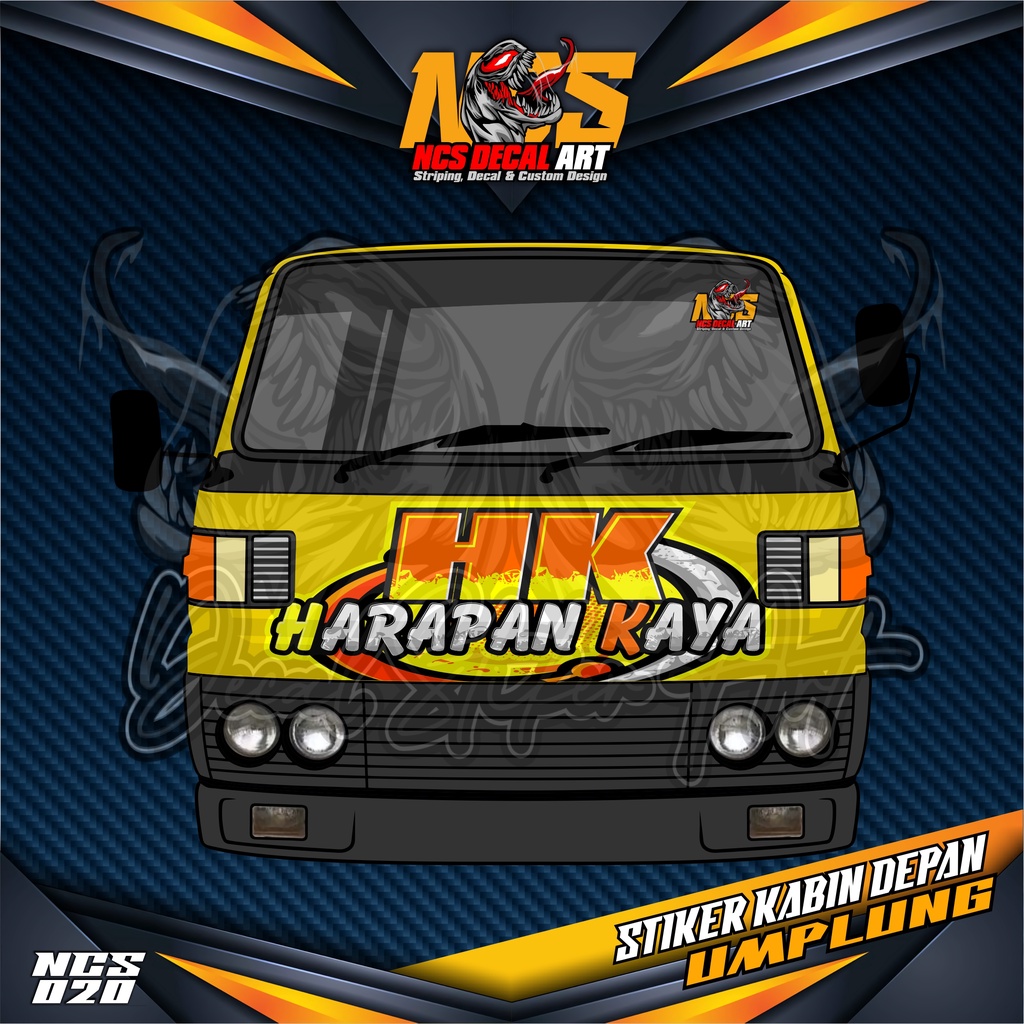 Jual Stiker Kabin Depan Truk Umplung,ragasa,canter Sticker Depan All ...