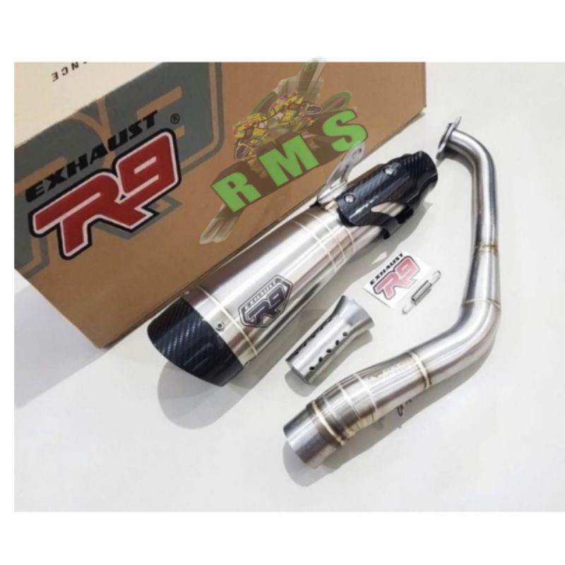 Jual knalpot R9 H2 SS Series NMAX ADV PCX AEROX NMAX NEW 2020 VARIO 160 ...