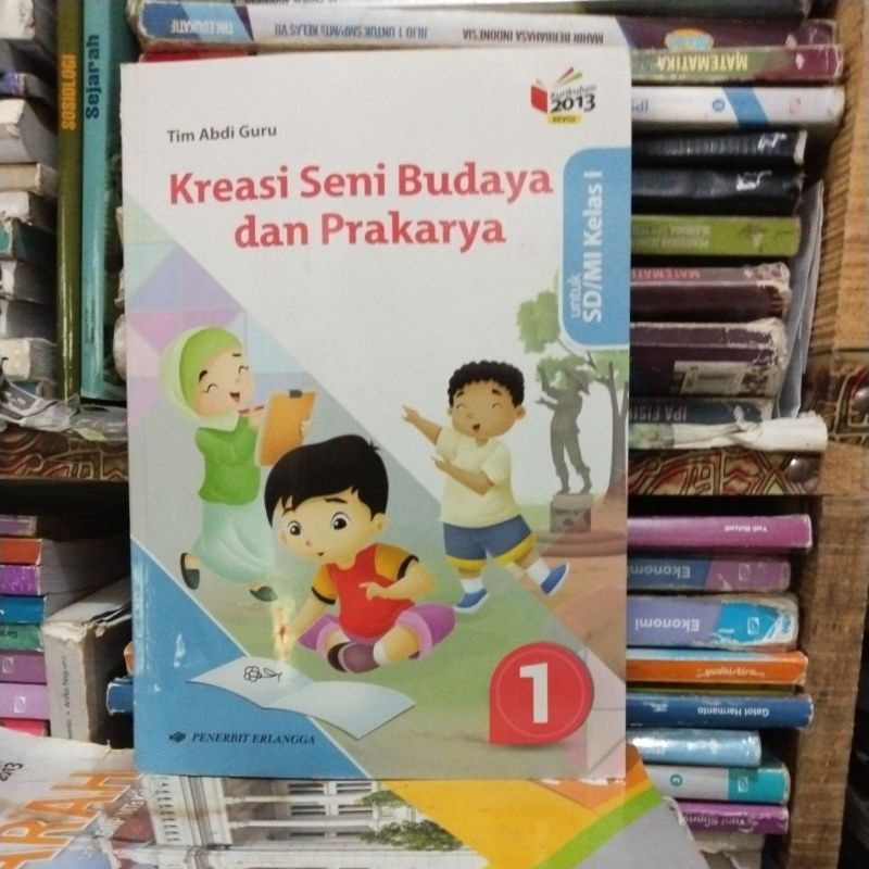 Jual Buku Kreasi Seni Budaya Dan Prakarya Kelas I/1 Sd Erlangga Revisi ...