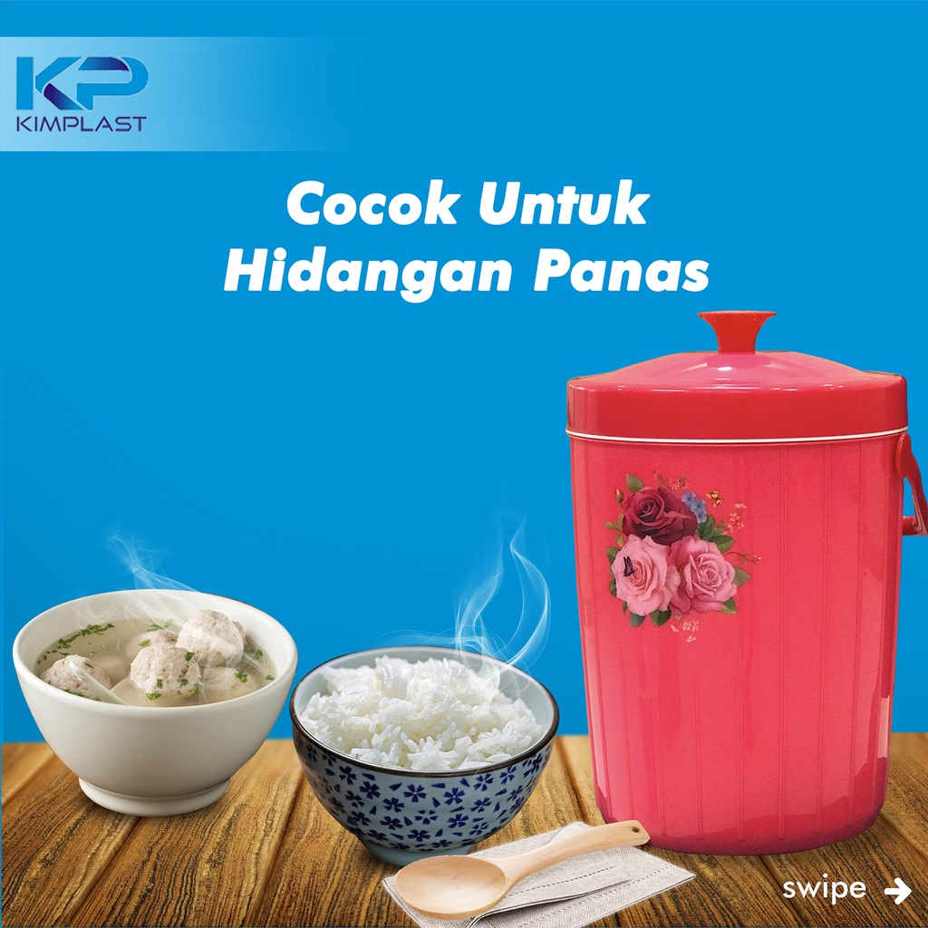 Jual KIMPLAST Rice Bucket 17 Liter /Termos Nasi / Termos es | Shopee ...