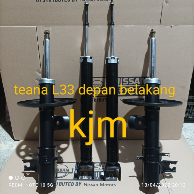 Jual shockbreaker nissan teana L33 depan belakang original | Shopee ...