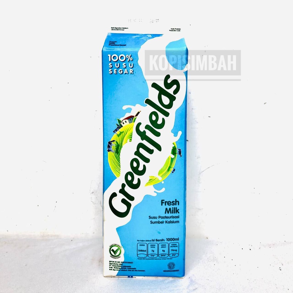 Jual Susu Fresh Milk Greenfields Susu Sapi Segar Original 1 Liter