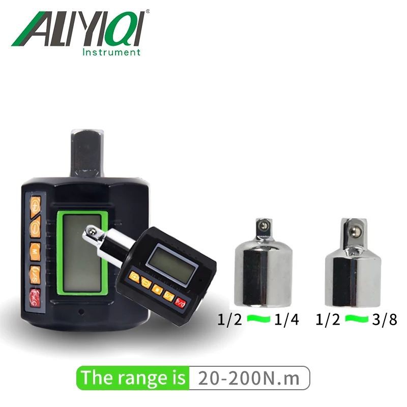 Jual ANC200 Sets 3 pcs With Adapter Digital Torque Meter Torque Tester