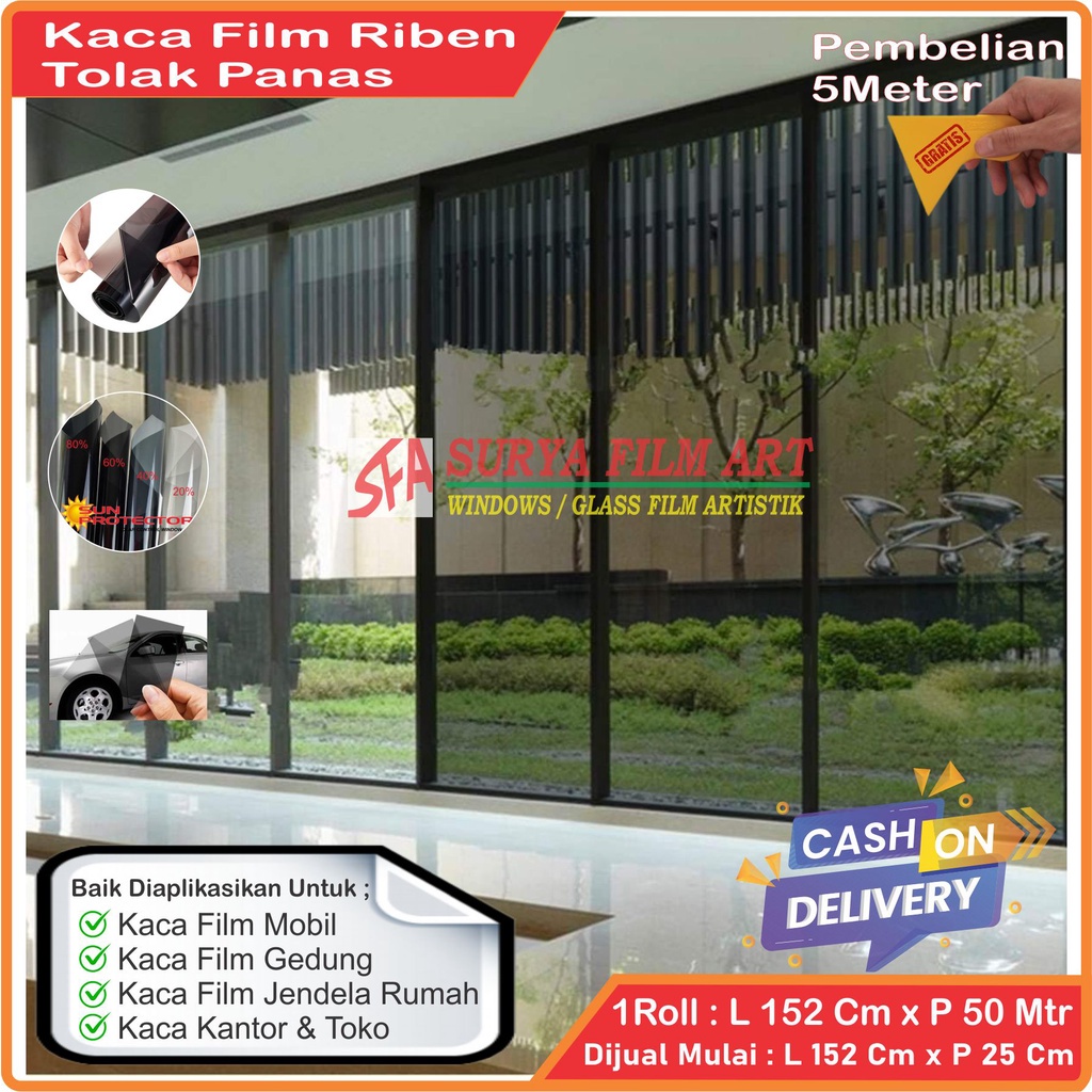 Jual Stiker Kaca Film Hitam/Kaca Film Riben | Shopee Indonesia