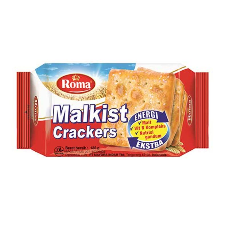 Jual ROMA MALKIST CRACKERS 135 GRAM | Shopee Indonesia