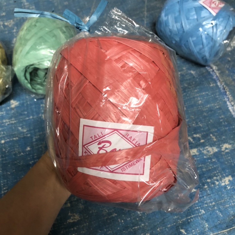 Jual tali rafia 1/2 kg (500 gr) | Shopee Indonesia