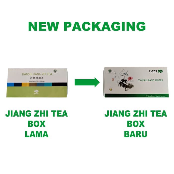 Jual TIENS - JIANG ZHI TEA - ISI 40 SACHET - ASLI - TEH PELANGSING ...