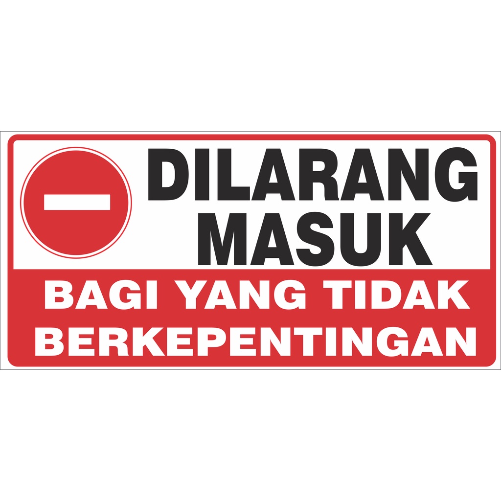 Jual Stiker Yang Tidak Berkepentingan Dilarang Masuk Shopee Indonesia