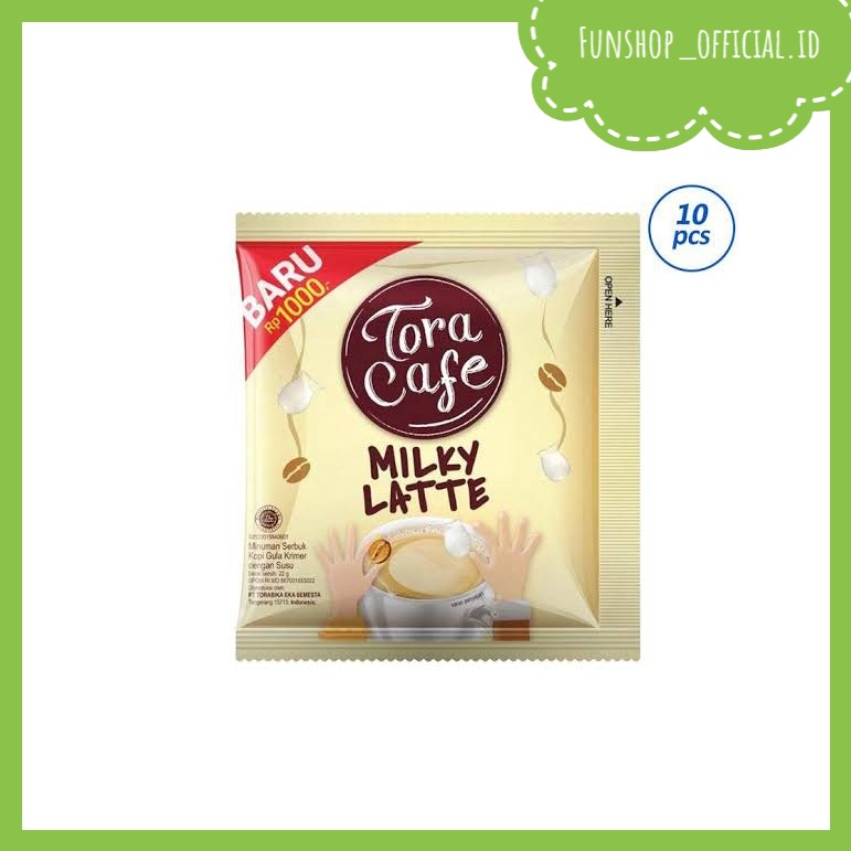 Jual TORA COFFE MILKY LATTE RTG 10X22GR | Shopee Indonesia