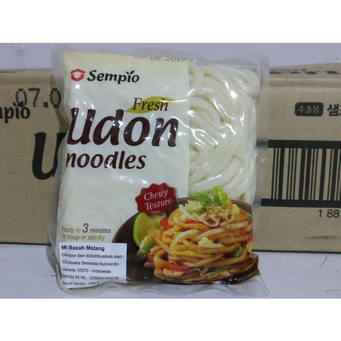 Jual Sempio Fresh Udon Noodle Mie Tebal Mie Udon Instant 200 Gr