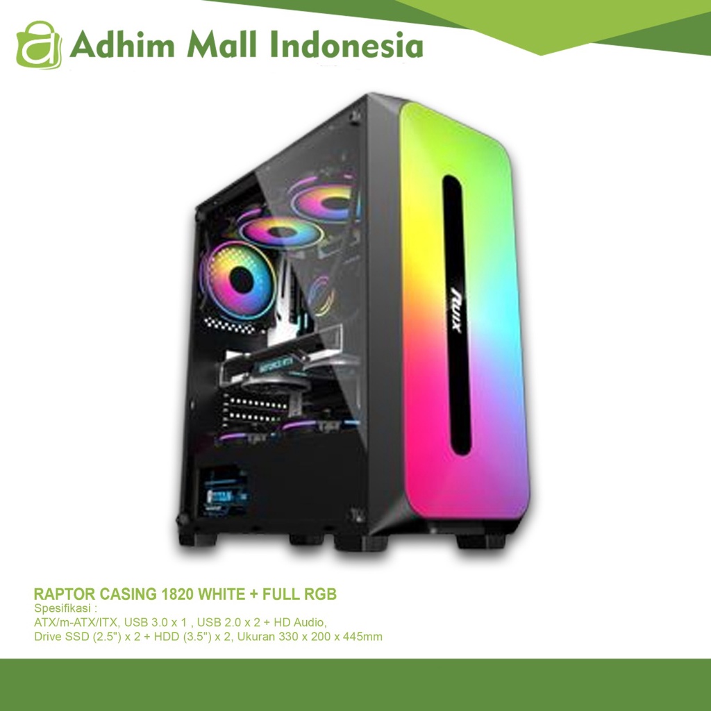 Jual RAPTOR CASING 1820 WHITE + FULL | Shopee Indonesia