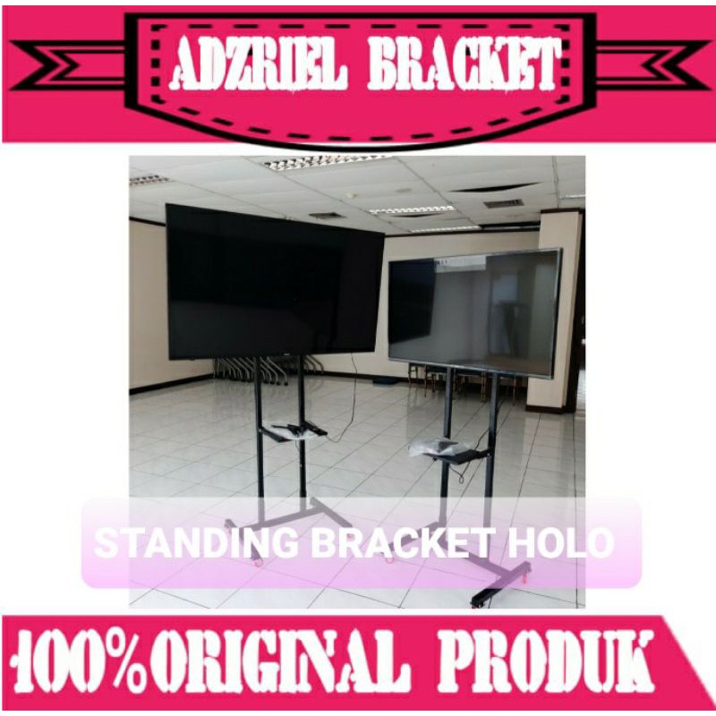Jual Bracket Standing TV LED Dorong & Roda 32 - 65 Inch | Shopee Indonesia