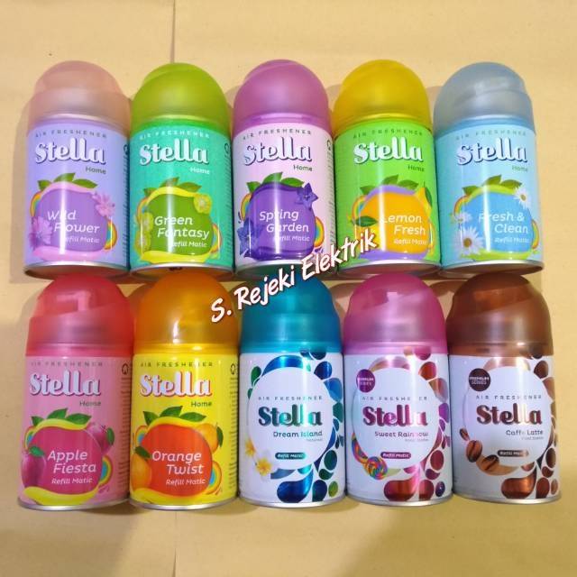 Jual Stella Refill 225mL All Variant Matic Semprot Spray Parfum Isi