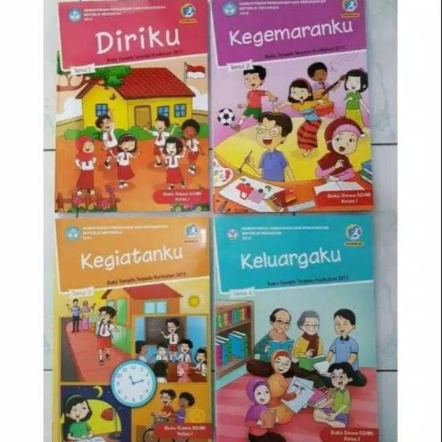 Jual Buku Paket Tematik Kelas 1 SD Semester 1 | Shopee Indonesia