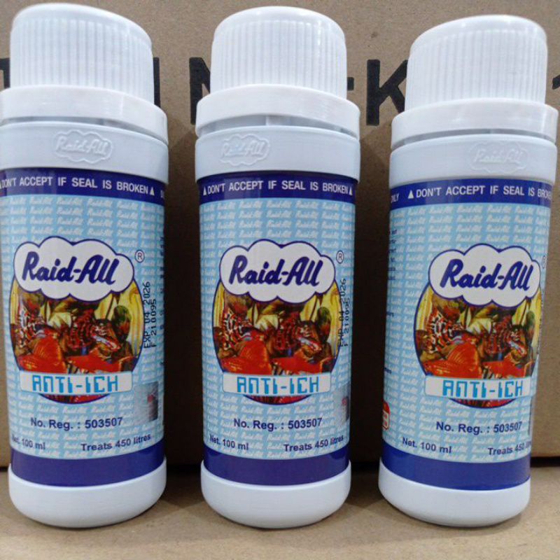 Jual Obat Ikan Anti Jamur Raid All Anti Ich Ml Shopee Indonesia