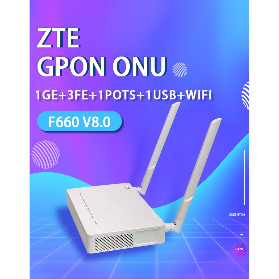 Jual Modem ZTE f660 Gpon Ont ZXHN Versi Baru OLT Akses Poin New