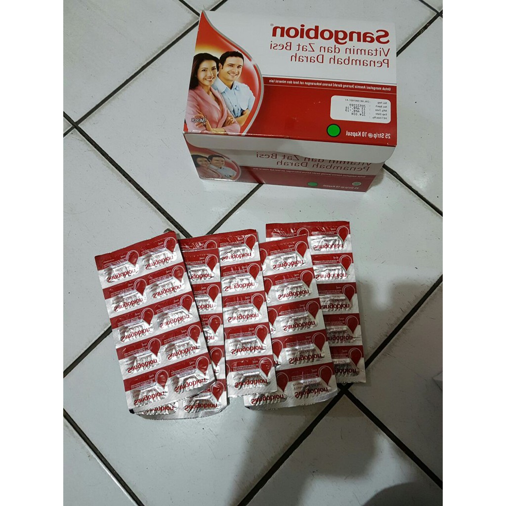 Jual Sangobion Kapsul 1Box | Shopee Indonesia