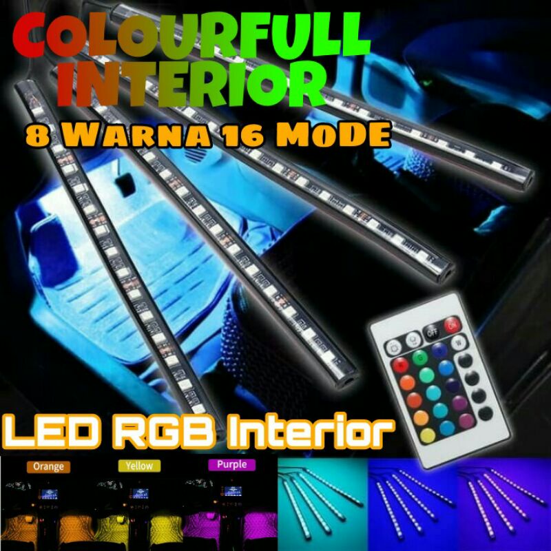 Jual Lampu LED RGB interior | Shopee Indonesia