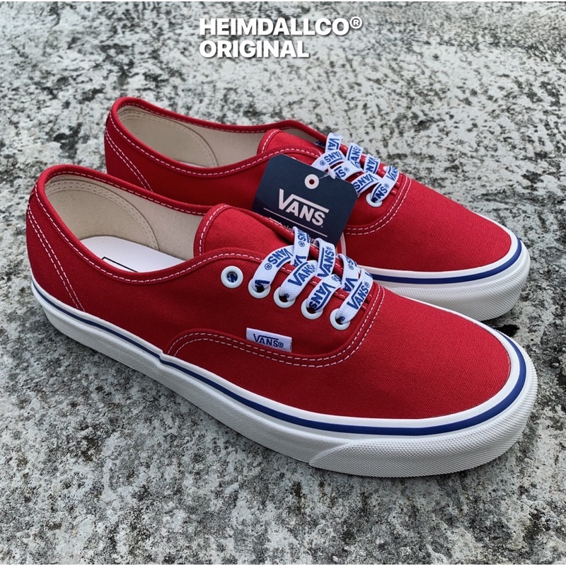 Vans authentic anaheim red sales