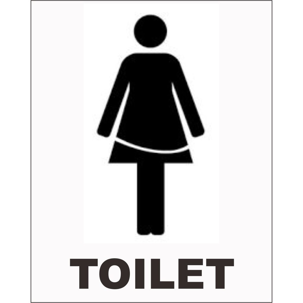 Jual Acrylic Rambu Toilet Wanita Shopee Indonesia
