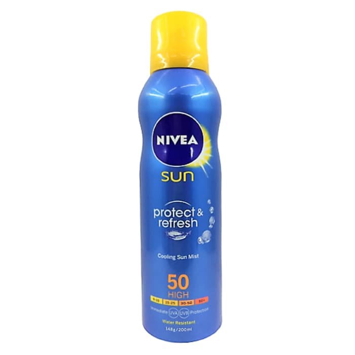 Jual Nivea Sun Spray Protect And Refresh Cooling Sun Mist Spf 50 200 Ml Shopee Indonesia 7010