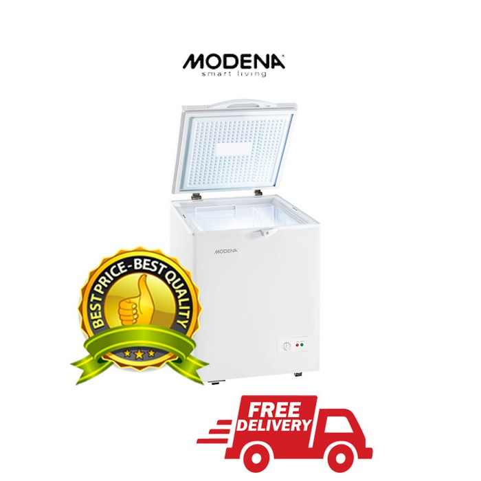 Jual MD 10 Chest Freezer / Kulkas Daging / Kulkas Ikan Modena 100 Liter