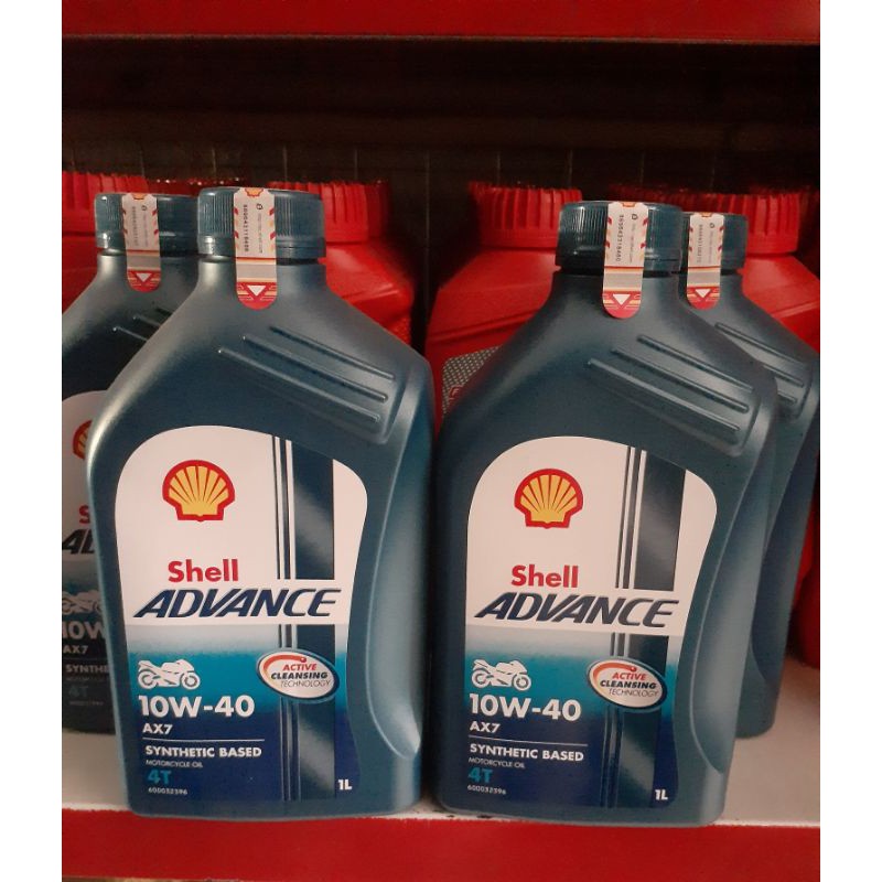 Jual Shell AX7 1L Sae 10W-40 4T (pasti ori) | Shopee Indonesia