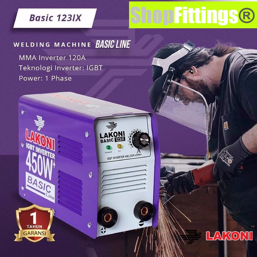 Jual Trafo Las Travo Lakoni 124 Mini Slim 450 Low Watt Welding Inverter ...