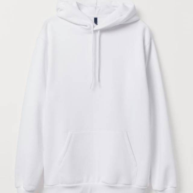 Jual Hoodie Basic H M White Shopee Indonesia