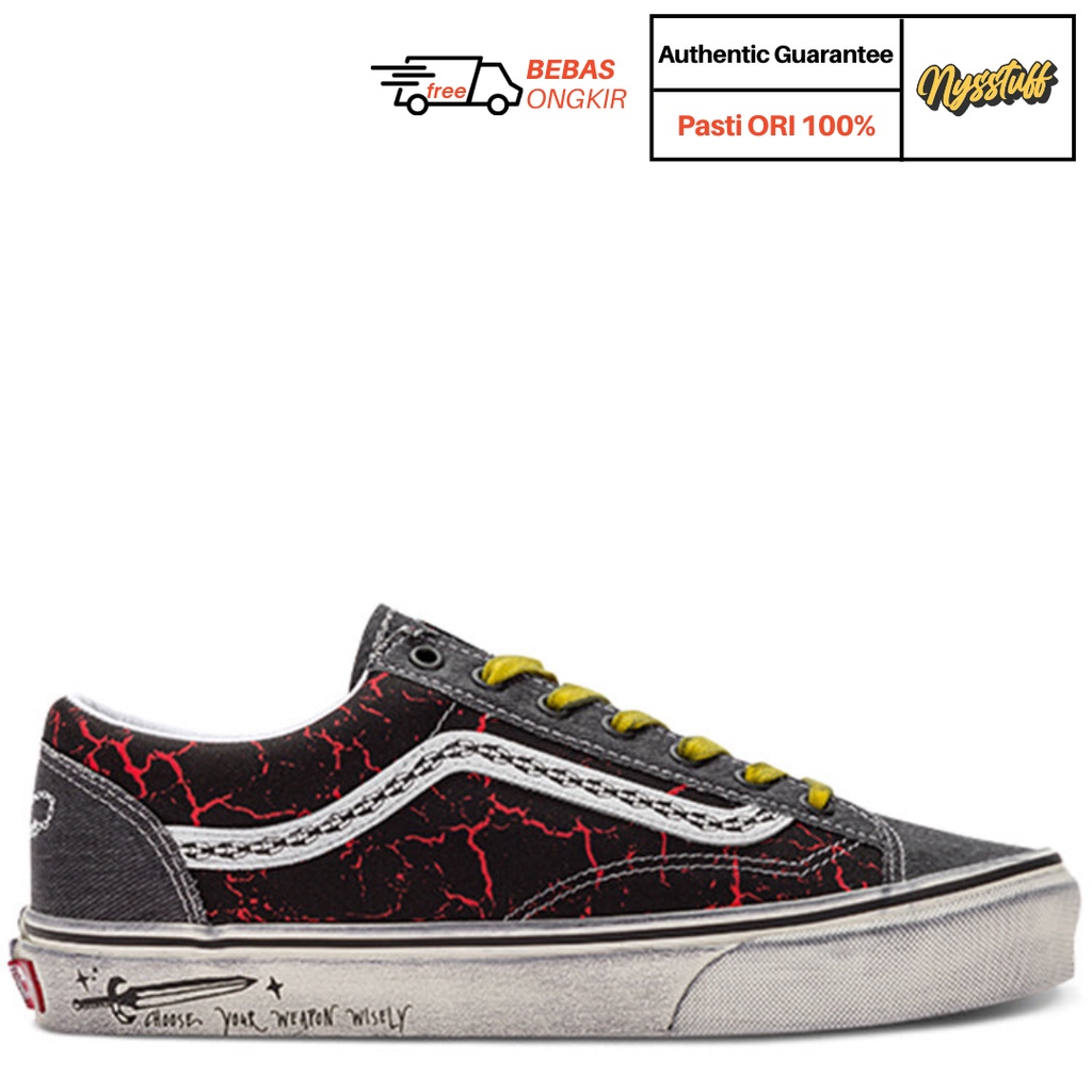Jual Vans x Stranger Things Style 36 Black Red | ORIGINAL | Shopee ...