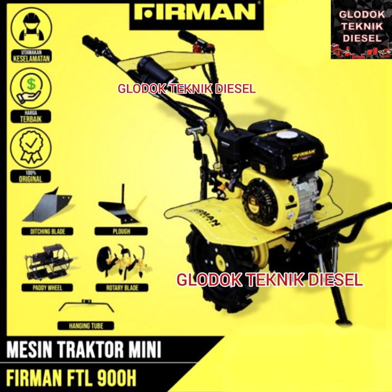 Jual Mesin Cultivator Traktor Bajak Sawah Firman Ftl H Tiller