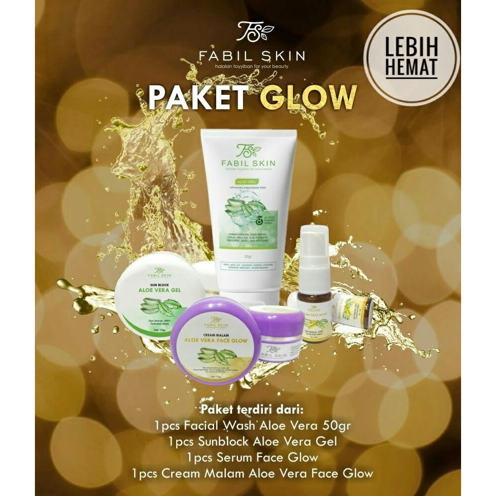 Jual Bebas Pilih Varian Facial Wash Paket Glow Fabil Fresh Herbal