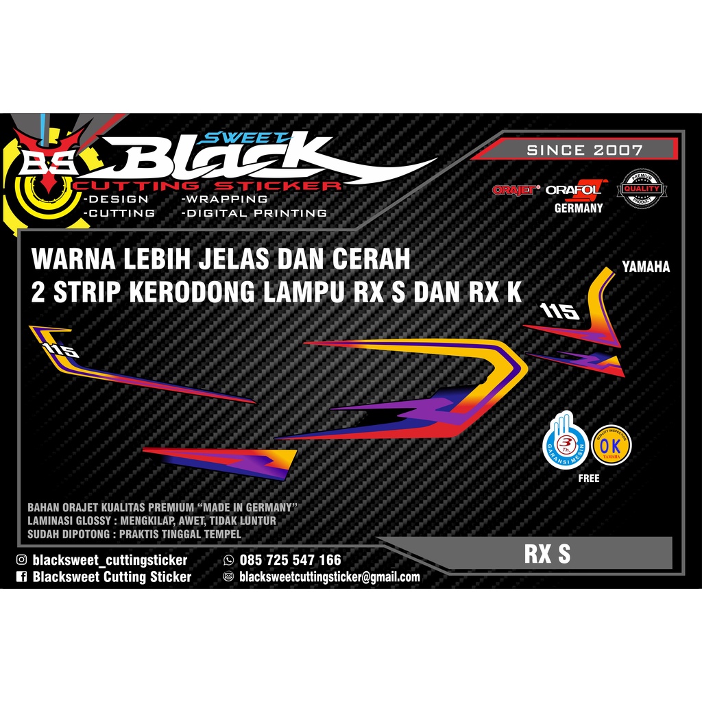 Jual STRIPING RX SPECIAL SPESIAL 1997 STANDAR DAN CUSTOM | Shopee Indonesia