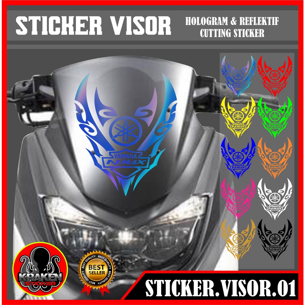 Jual STICKER CUTTING STIKER TIMBUL HOLOGRAM REFLEKTIF STICKER VISOR ...