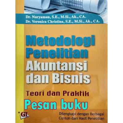 Jual Buku Metodologi Penelitian Akuntansi Dan Bisnis | Shopee Indonesia