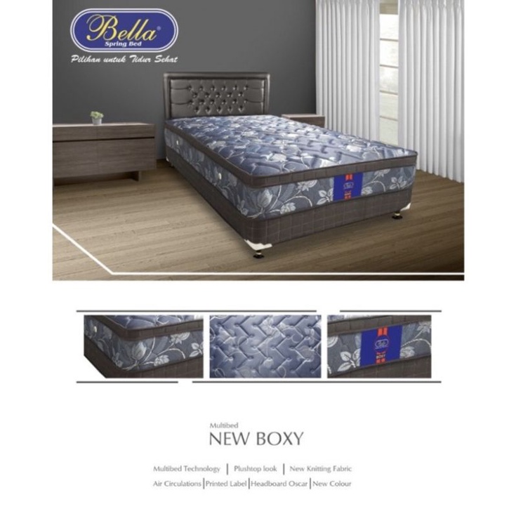Jual Set Kasur Springbed Boxy Bella Super Garansi Per 10 Tahun Spring ...