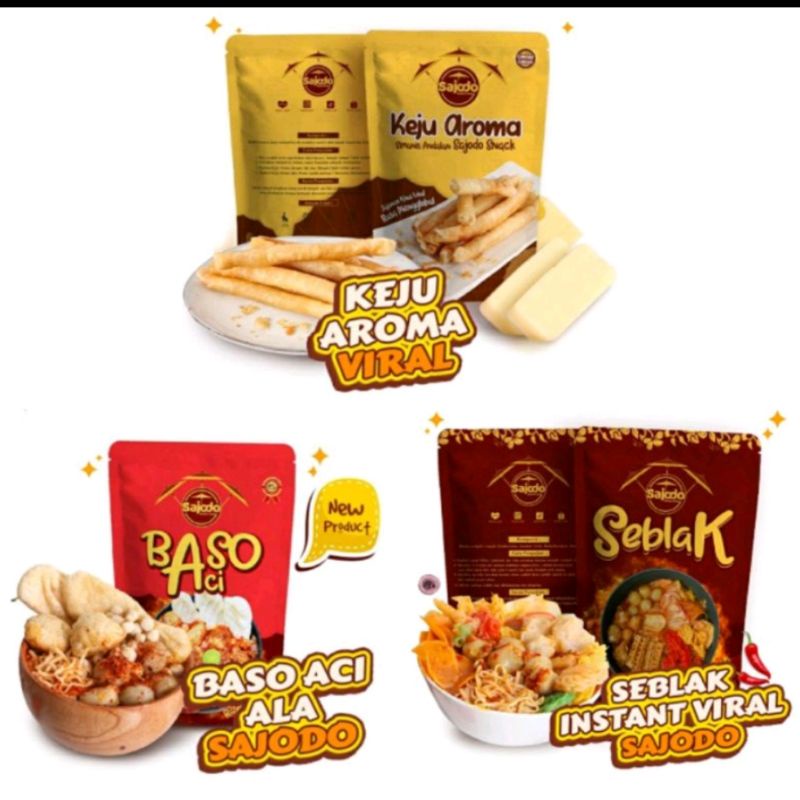 Jual Ready Sajodo Snack Baso Aci Seblak Shopee Indonesia