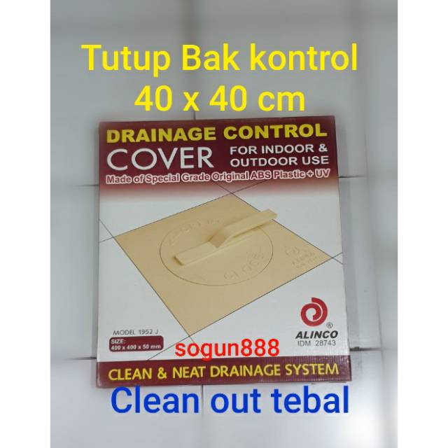 Jual Tutup bak kontrol 40x40cm. Clean out alinco tebal. Drainage ...
