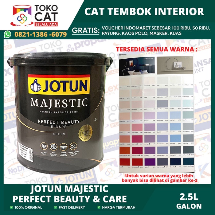 Jual Jotun Majestic Perfect Beauty Care Bisa Request Warna 25l Galon Shopee Indonesia 2235