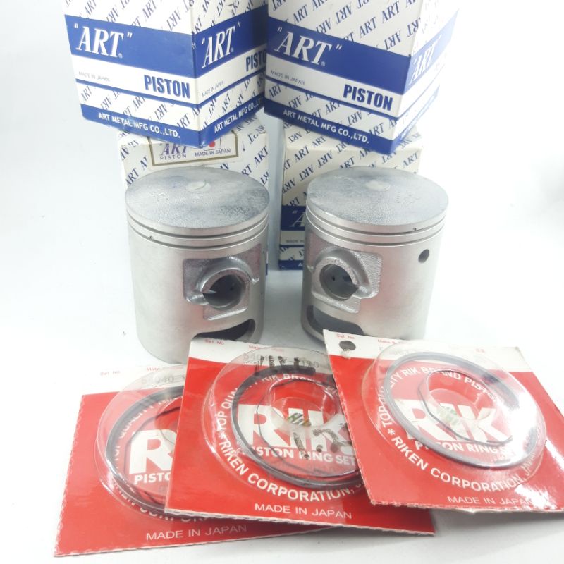 Jual Piston ART Set Ring Rik Yamaha Rx King 135 OS 0.25 Original ...