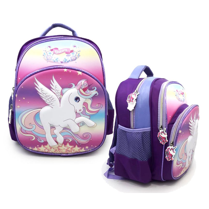 Jual Tas BackPack Anak Sekolah TK Ransel Perempuan Gambar Kuda Pony ...