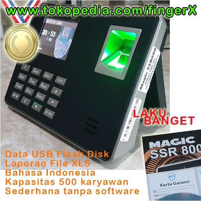 Jual Mesin Absensi Fingerprint Magic Ssr Paling Dicari Shopee