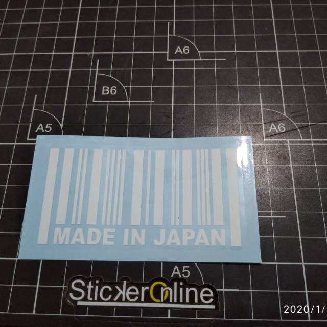 Jual Sticker cutting barcode made in japan | Shopee Indonesia