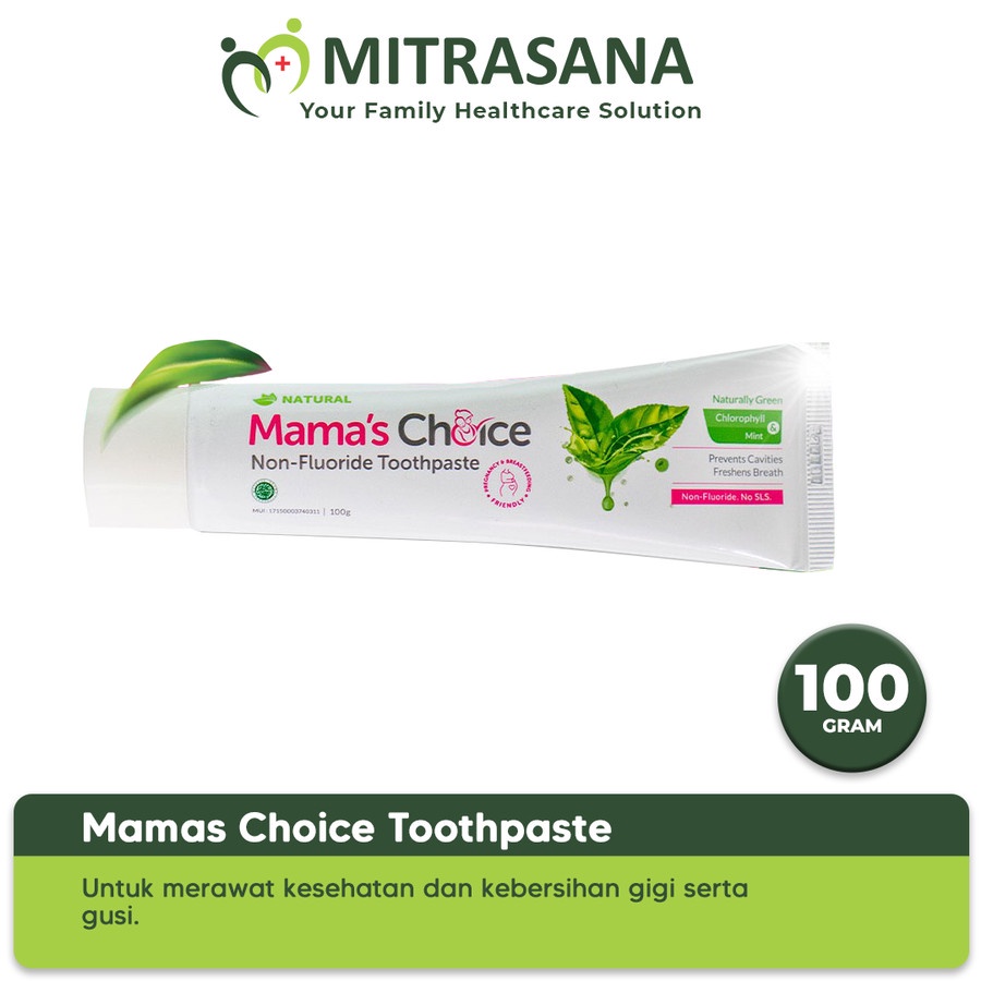 Jual Mama's Choice Toothpaste (Pasta gigi halal tanpa fluoride) 100 Gr ...