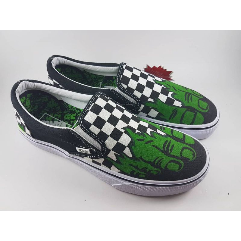 Sepatu vans shop marvel hulk