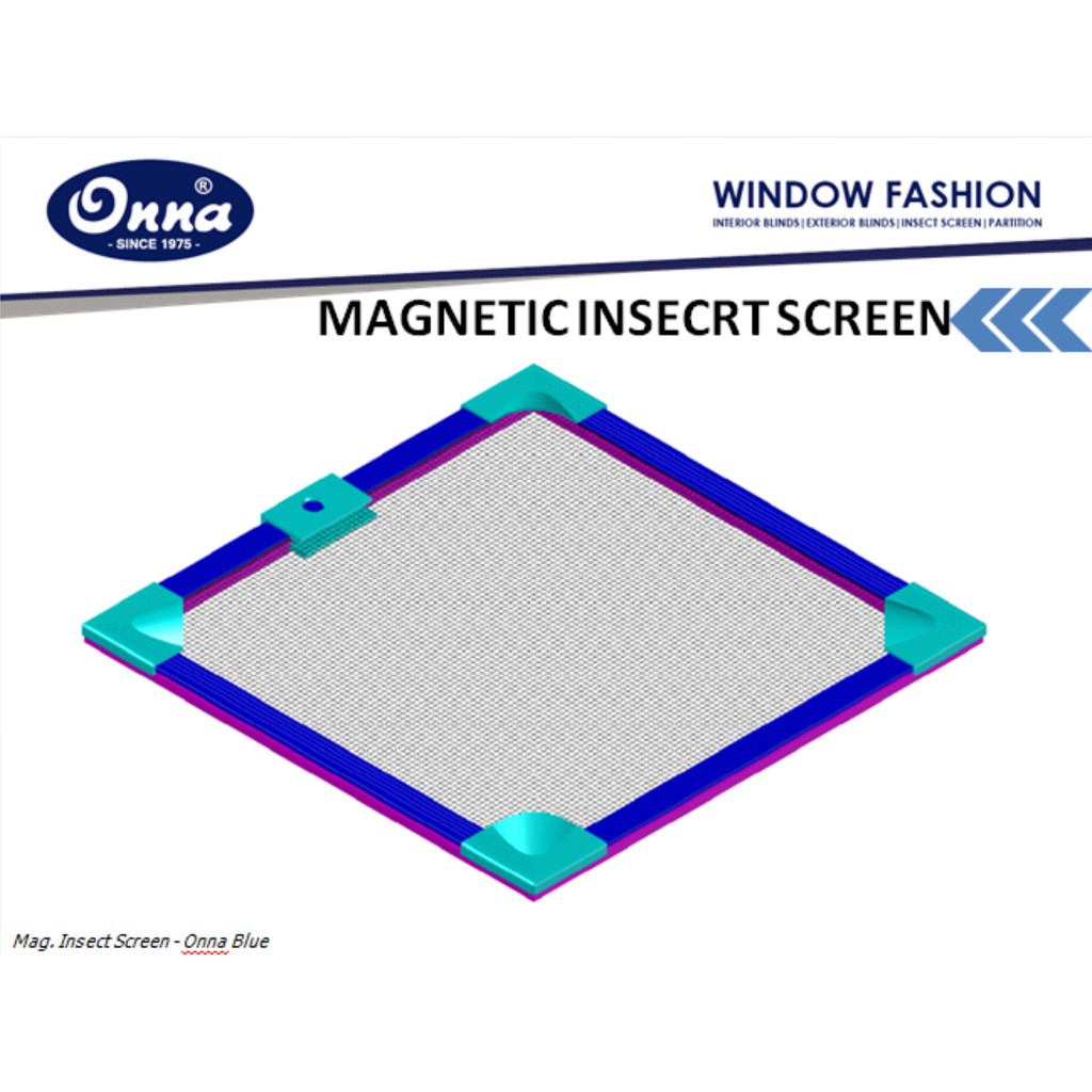 Jual Magnetic Insect Screen Onna - Kasa Nyamuk Magnet Fiberglass ...