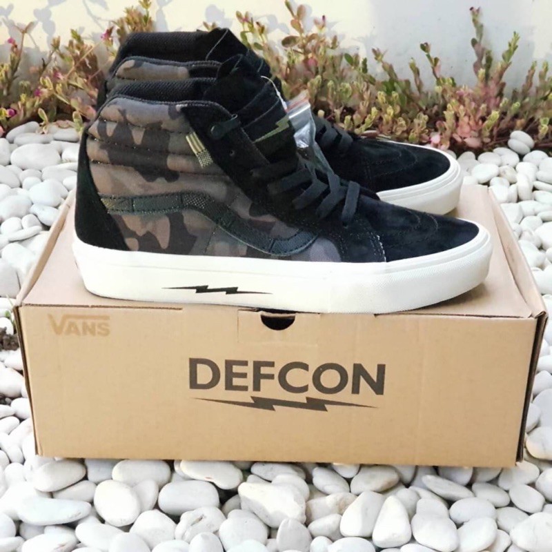 VANS DEFCON X SK8-HI NOTCHBACK PRO 'JUNGLE' MULTICAM BNIB 100%