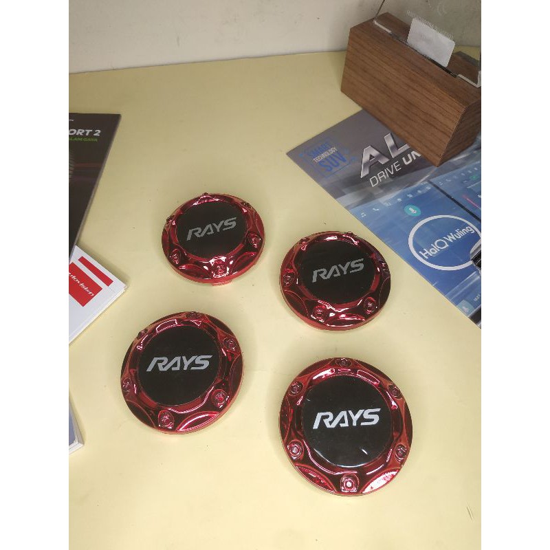 Jual DOP VELG RACING RAYS 6,5 CM 6 PIN TUTUP PELK RODA HIGH QUALITY ...