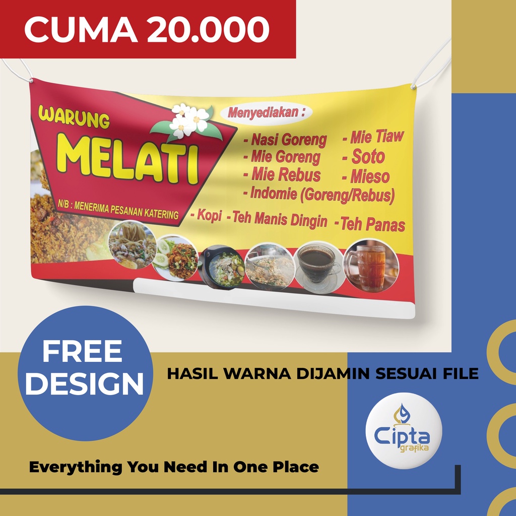 Jual CETAK SPANDUK / BANNER / BACKDROP / BALIHO FREE DESAIN - DESIGN ...